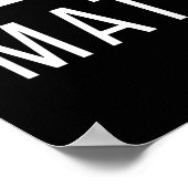 ブラックライフ問題 ポスター (角)