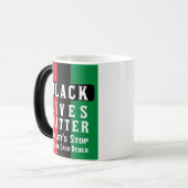 ブラックライフ問題 モーフィングマグカップ (正面左)
