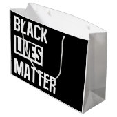 ブラックライフ問題 ラージペーパーバッグ (裏面アングル)