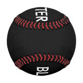 ブラックライフ問題 野球ボール (裏面)