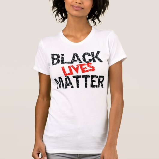 ブラックライフ問題 Tシャツ (正面)