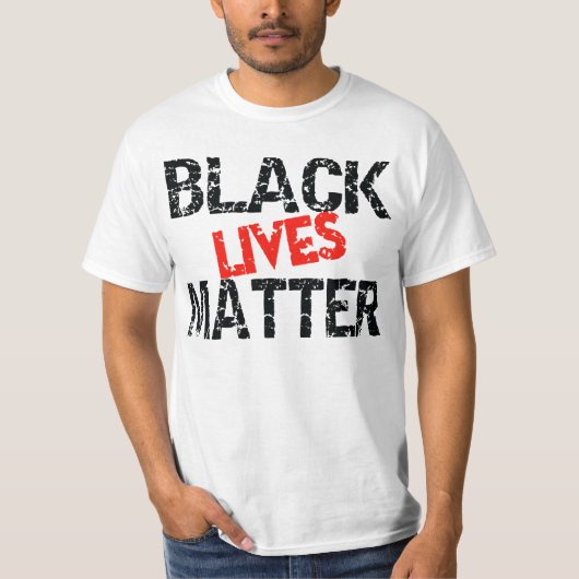 ブラックライフ問題 Tシャツ (正面)