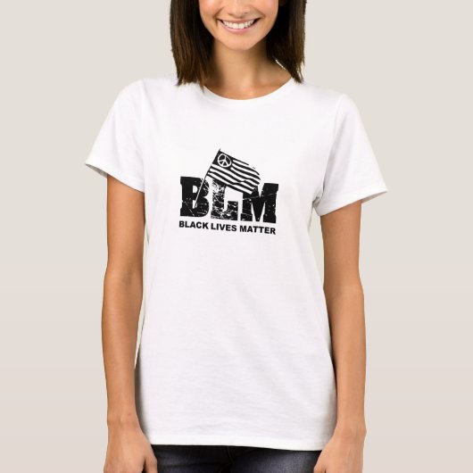 ブラックライフ問題 Tシャツ (正面)