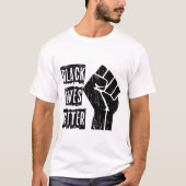 ブラックライフ問題 Tシャツ (正面)