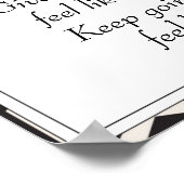 ブラックライフ感動的勇気付けられる引用文 ポスター (角)