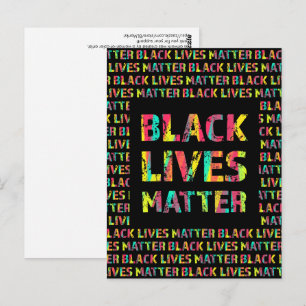ブラックライフ絵画・マター01が共に台頭 ポストカード
