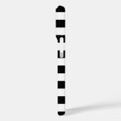 ブラックライムストライプのフォトコラージモノグラム Case-Mate iPhoneケース (裏面 / 左)