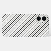 ブラックラインジオメトリック シンプル Case-Mate iPhoneケース (裏面 (横))