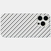 ブラックラインジオメトリーシンプル Case-Mate iPhoneケース (裏面 (横))