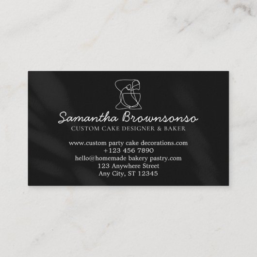 ブラックライン自家製食品ベーカリー調理器 名刺 (裏面)