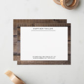 ブラックライ素朴ンプロフェッショナル事業 ノートカード (正面/裏面インサイチュ)