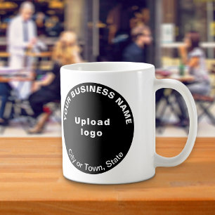 ブラックラウンドビジネスブランドon Mug コーヒーマグカップ