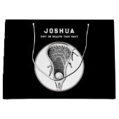 ブラックラクロスラージ抱き枕 ラージペーパーバッグ (正面)