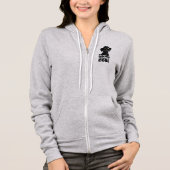 ブラックラクールボだ パーカ (正面)