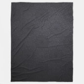 ブラックラグジュアリー装飾曼荼羅 フリースブランケット (正面)