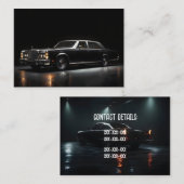 ブラックラグジュアリー車 名刺 (正面/裏面)