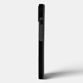 ブラックラグジュアリーiPhone 13、洗練されたバセンジー犬 Case-Mate iPhoneケース (裏面 / 左)