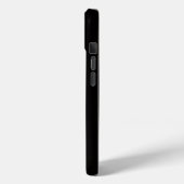 ブラックラグジュアリーiPhone 15ケース、マイティエレファント Case-Mate iPhoneケース (裏面 / 左)