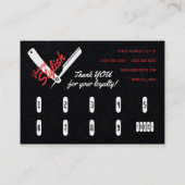 ブラックラシッククを含むプロフェッショナルカバーロイヤリティ 名刺 (裏面)