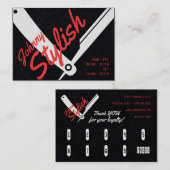 ブラックラシッククを含むプロフェッショナルカバーロイヤリティ 名刺 (正面/裏面)