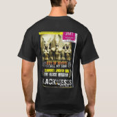 ブラックラスタメシア基本ダークTシャツ Tシャツ (裏面)