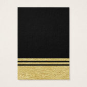 ブラックラックスフェイク金ゴールドイヤリングディスプレイカード (裏面)