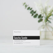 ブラックラックス 名刺 (スタンド正面)