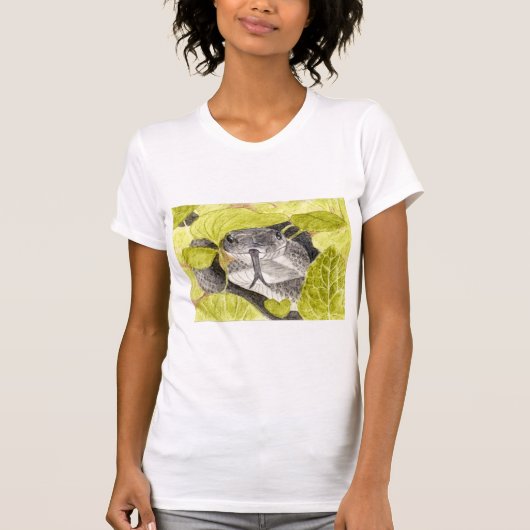 ブラックラットスネークTシャツ Tシャツ (正面)