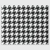 ブラックラッ千鳥格子のピング紙 ラッピングペーパー (フラット)