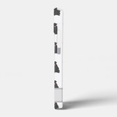ブラックラパーソナライズされたボラブラドール犬 Case-Mate iPhoneケース (裏面 / 左)
