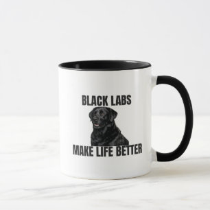 ブラックラブが生活を豊かに – マグカップ