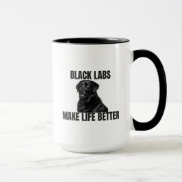 ブラックラブの存在は生活を豊かにしてくれる – マグカップ