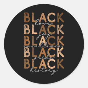 ブラックラブジョイエクセレンスプライドヒストリブラックホイスト ラウンドシール
