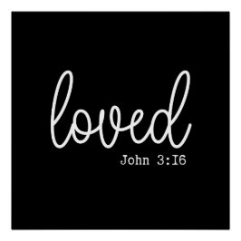 ブラックラブフェイスミニマル引用文 ポスター