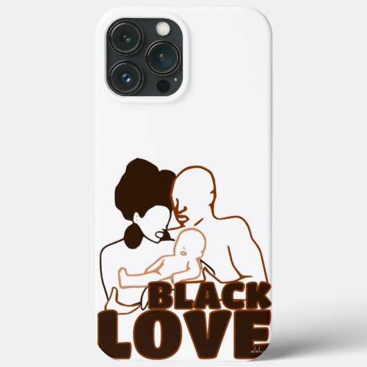 ブラックラブブラウンラブ Case-Mate iPhoneケース (裏面)
