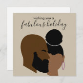 ブラックラブホリデーカード ノートカード (正面/裏面)