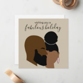 ブラックラブホリデーカード ノートカード (正面/裏面インサイチュ)