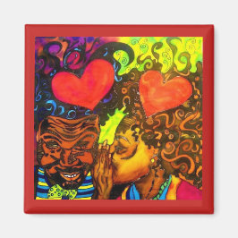 ブラックラブポスターマグネット マグネット