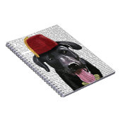 ブラックラブラドールとフェズ ノートブック (右側)