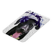 ブラックラブラドールとブルーマジネーター マグネット (左側)