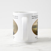 ブラックラブラドールの忠誠と絆 ジャンボコーヒーマグカップ (裏面)