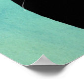 ブラックラブラドールインボウリングをする人、 クリケットの投手ハット ポスター (角)