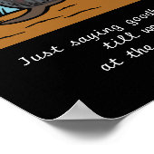 ブラックラブラドールエンジェルとマママブラウンポスター ポスター (角)