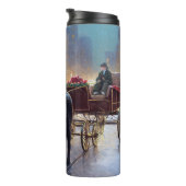 ブラックラブラドールクリスマスフェスティバルシーズン タンブラー (回転右)