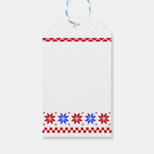 ブラックラブラドールシルエットサンタクリスマス ギフトタグ (裏面)