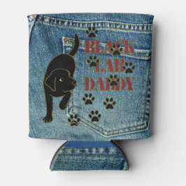 ブラックラブラドールダディクーラーボックス 缶クーラー