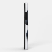 ブラックラブラドールドッグウォーターカラーアート絵画ズ Case-Mate iPhoneケース (裏面/右)