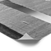 ブラックラブラドールドッグポスタープリント ポスター (角)