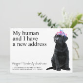 ブラックラブラドールドッグ移動 案内状 (スタンド正面)