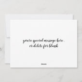 ブラックラブラドールハッピーマザーズデイ – かわいい犬の子犬 シーズンカード (裏面)